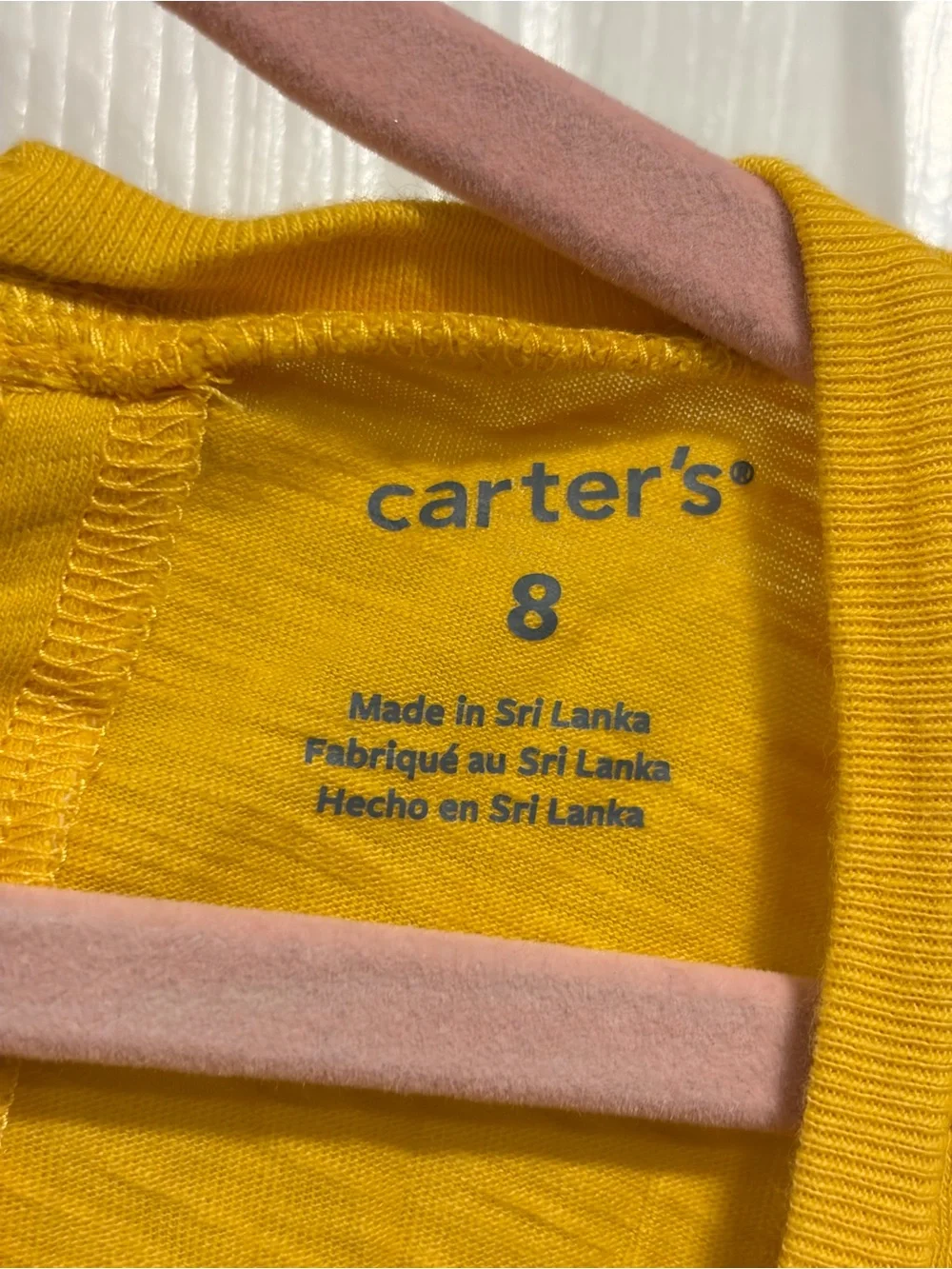 Carter's Bright Yellow Girls Dress